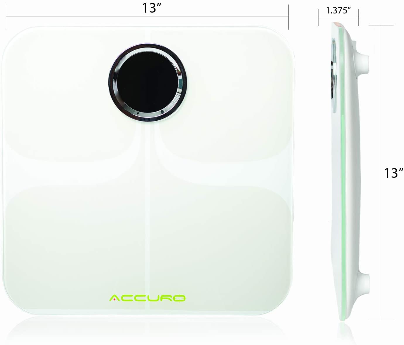 Accuro Eye Level Digital Scale with 500 lb Capacity and BMI Scale (DB1